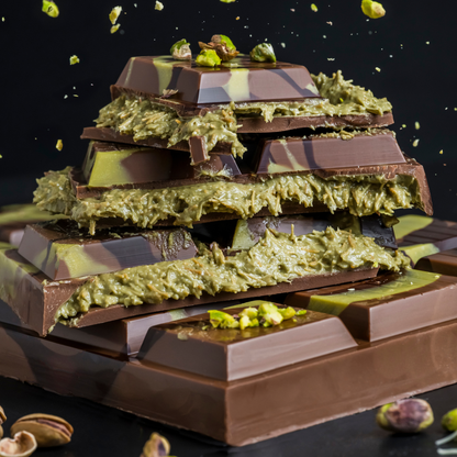 XXL 1 KILO Barre de chocolat Dubai | Super croquante avec des pistaches
