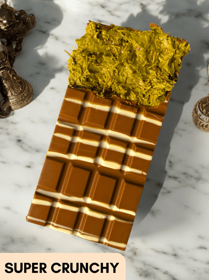 Dubai chocolade reep pistachevulling crunchy